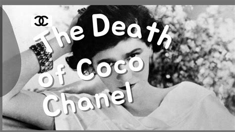 chanel cause of death|is coco Chanel still alive.